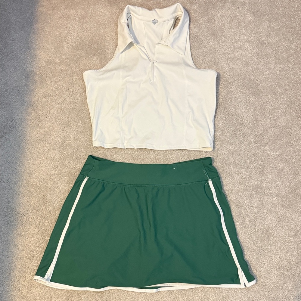 Old Navy L varsity skort set